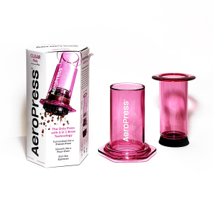 Кофеварка ручная AeroPress Clear Pink